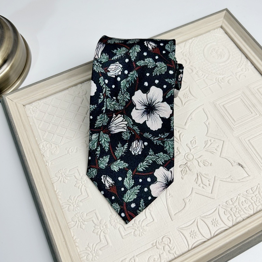 Picture of Cross-border Men's Tie Business Formal 8cm Printed Polyester Tie Wholesale Flower Casual Professional Tie