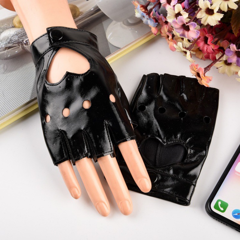Picture of Cross-border wholesale half-finger gloves European and American women DS heart half-finger gloves stage nightclub pole dance performance gloves