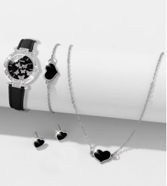Picture of New TikTok Popular Women's Watch Fashion Personality Simple Watch Butterfly Digital Belt Watch Set