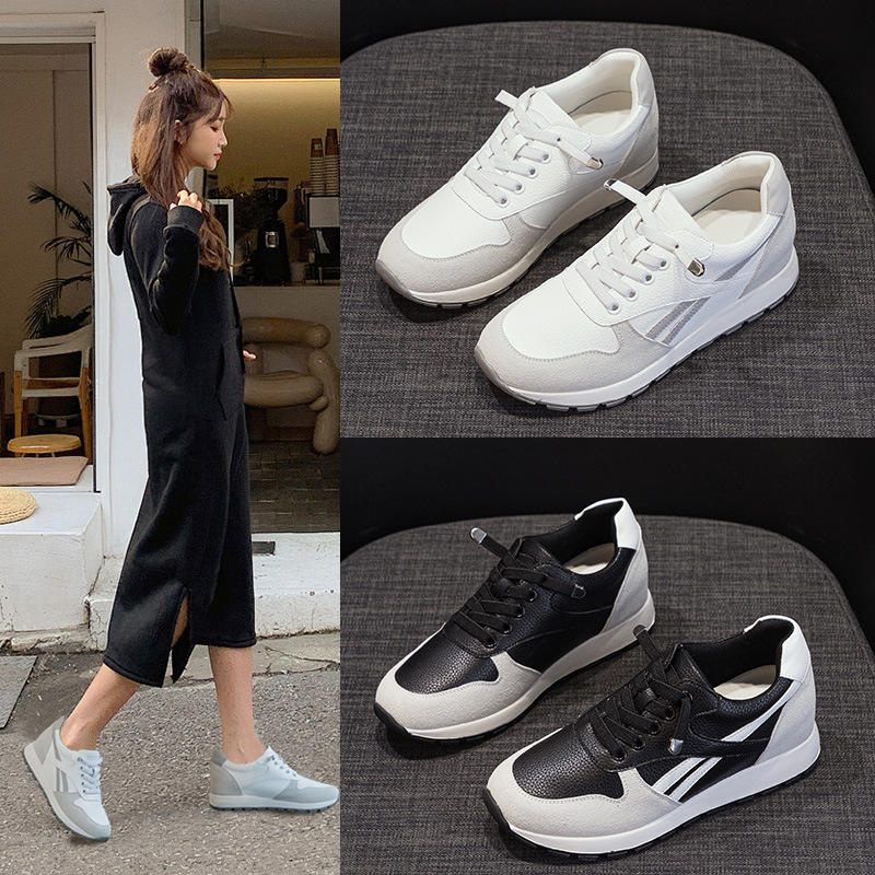 Forrest Gump Shoes for Women 2025 Spring and Summer Lightweight Breathable Color Matching Casual Sports Shoes Retro Fashion Casual Shoes Flats for Women