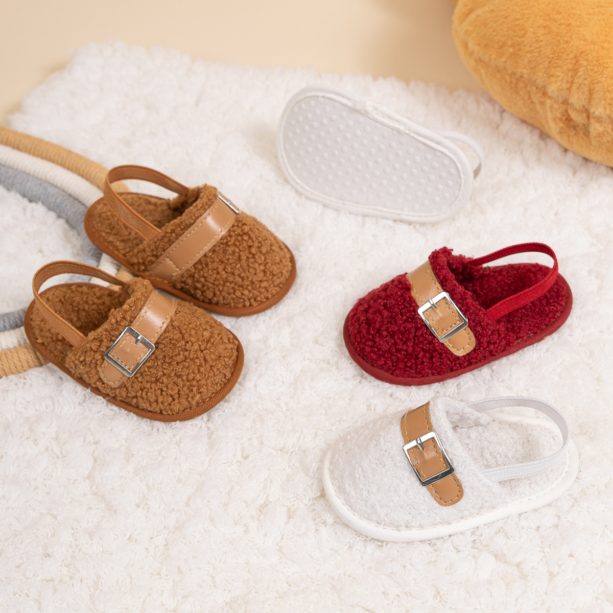 Picture of Cross-border foreign trade autumn and winter baby shoes warm slippers fashion home baby toddler shoes baby shoes