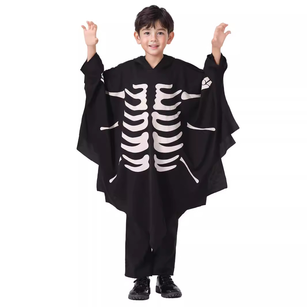 Picture of Cross-Border New Halloween Costume Kidsren's Luminous Ghost Bat Cloak Cloak Holiday Party Performance Cos Clothing