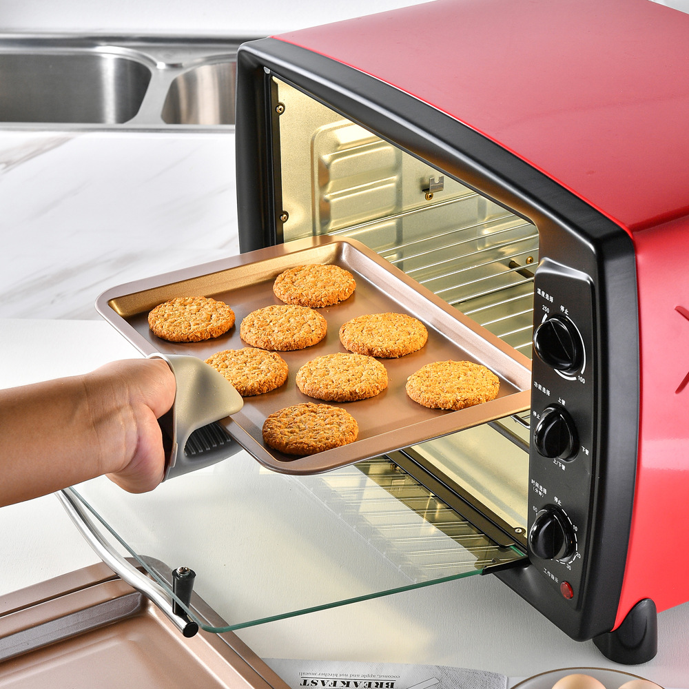 Picture of Rectangular Thickened Non-Stick Baking Pan for Oven Non-Stick Baking Cake Curly Cookie Mold Bread Baking Pan