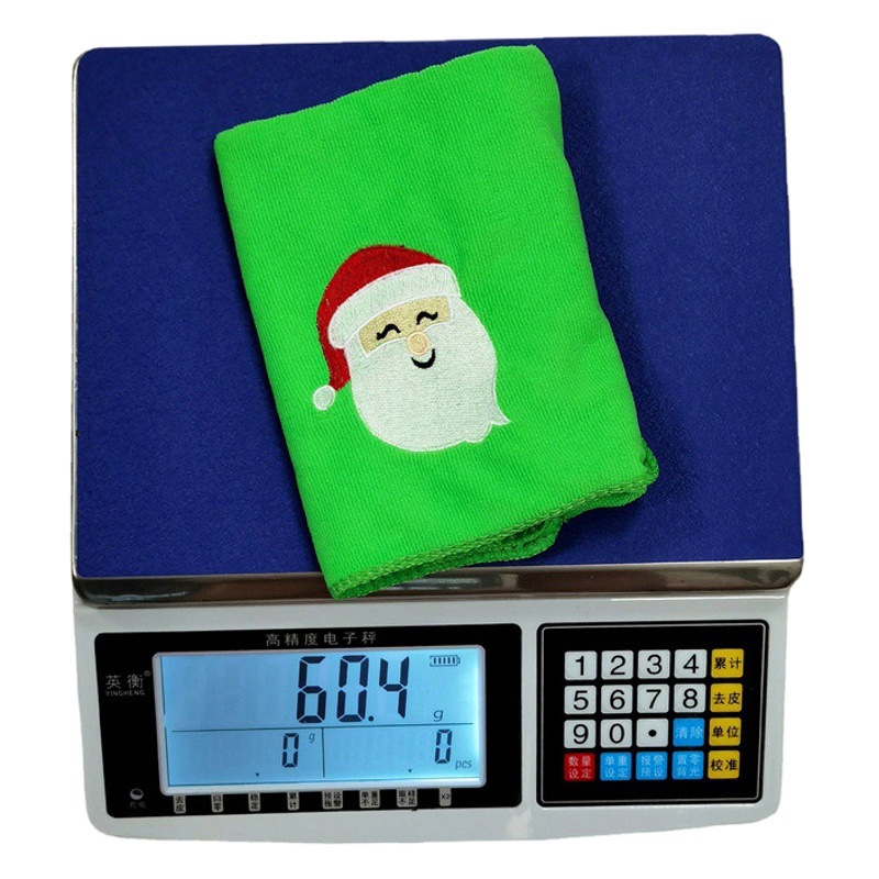 Chuangda Cross-Border Hot-Selling Christmas Towels with Embroidered Patterns, Christmas Children's Gift Supplies, Creative Tree Gifts