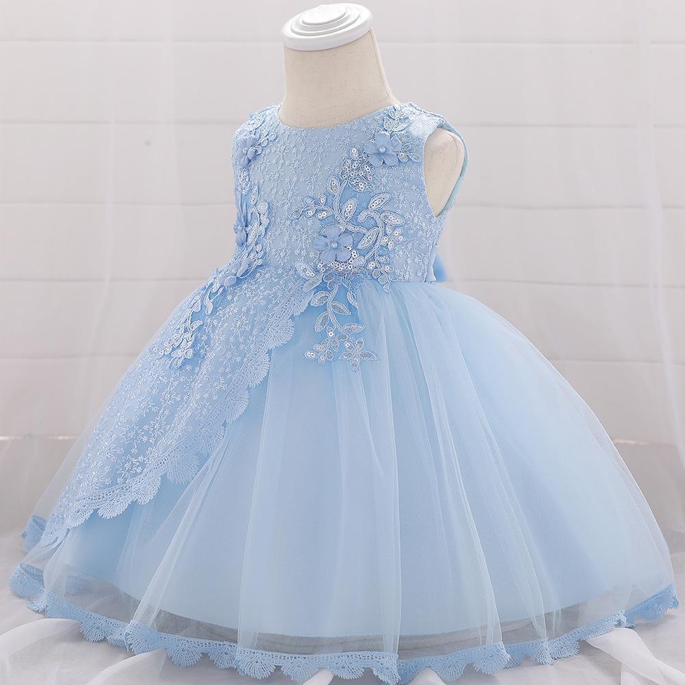 Picture of 2025 New Style Mesh Princess Dress Girl's Dress Dress Baby Baby Puffy Children's Clothing Baby Puffy Dress Dress