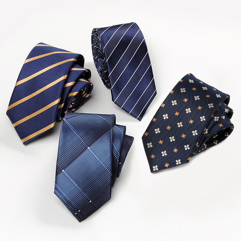 Tie 6cm Men's Striped Formal Business Professional Black Tie Team Wedding Red Tie Manufacturer Wholesale