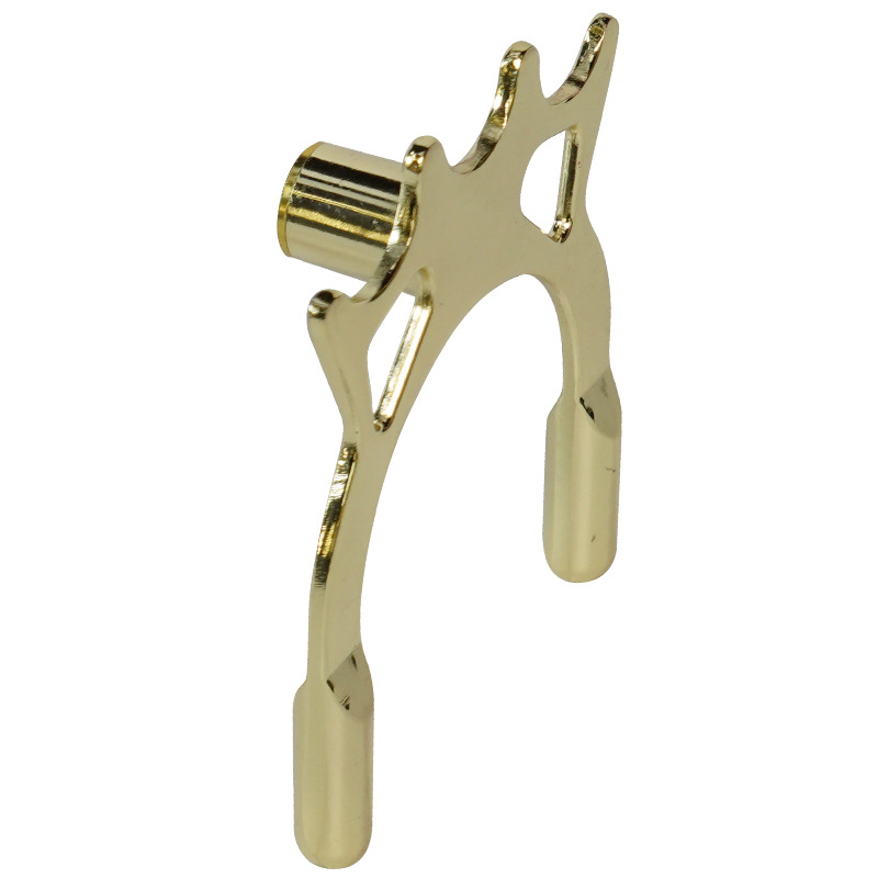 Picture of Billiard rod holder auxiliary cross rod triangle copper high fork low fork wholesale billiard supplies billiard rod holder