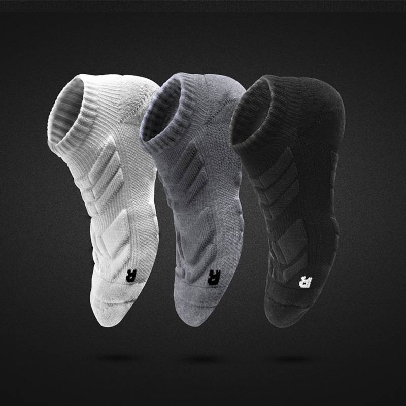 Socks Basketball Socks Men's Mid-length Socks Trendy Fashion Comfortable Sports Socks Breathable Sweat-wicking Men's Towel Elite Socks