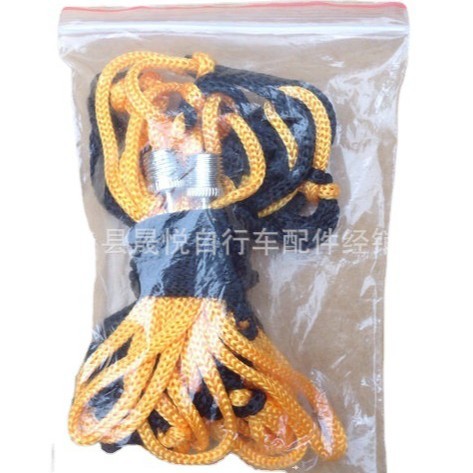 Picture of Pu material black and yellow mesh bag wholesale filling basketball football volleyball and other ball games gifts net bag aerated needle combination set