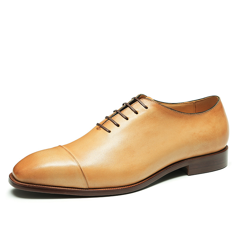 Picture of [Big Promotion] Three-Joint Leather Shoes for Men, Business Formal Wear, British Trendyy Men's Shoes, Genuine Leather Oxford Light Leather Shoes