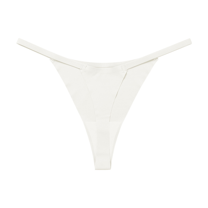 Picture of European and American Sexy Exquisite Tape Girl's T-pants plus size Low Waist Non-marking Ice Silk Quick-drying Cotton Crotch Women's thong