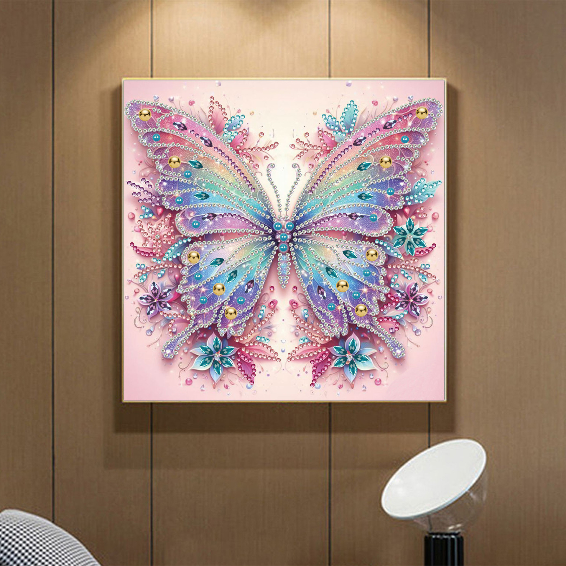 Cross Border 5D Animal Butterfly Pattern Diamond Painting Kit Special-shaped Diamond Home Decoration Painting Handmade Diamond Painting