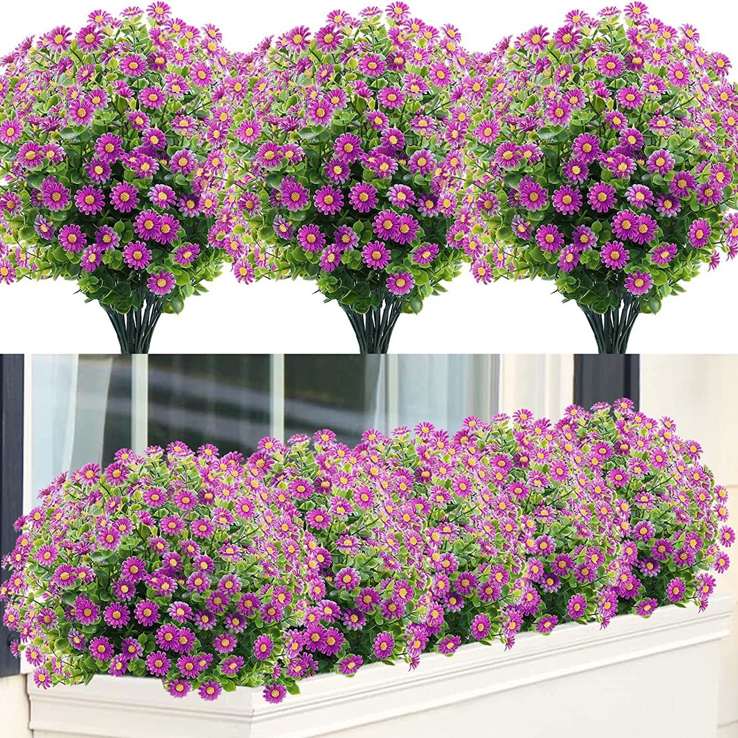 Picture of Cross-Border Simulated Plants Plastic Green Plants Simulated Flowers Indoor Courtyard Decoration Accessories Wedding Floral Desktop Ornaments