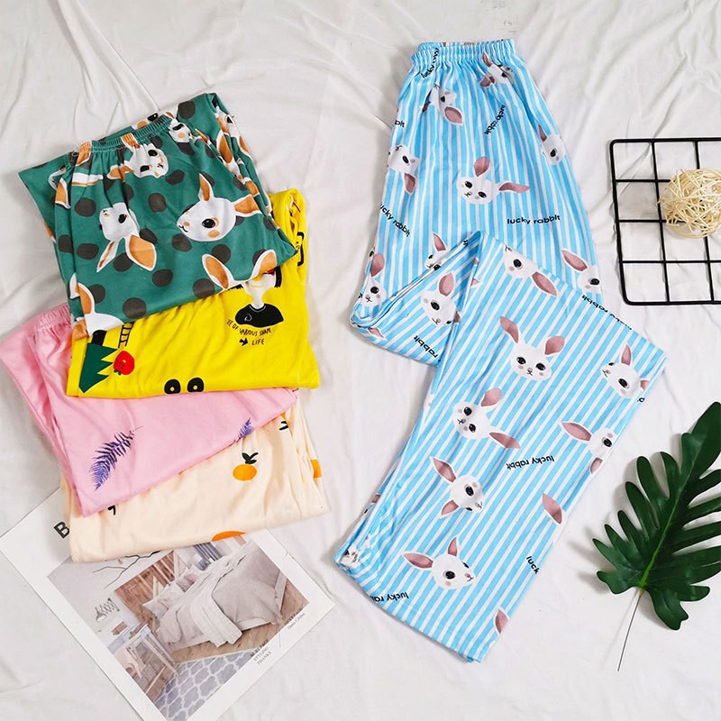 Picture of Foreign trade stalls can wear pajamas women's spring and autumn thin home clothes cartoon cute women's long sleeve trousers suit