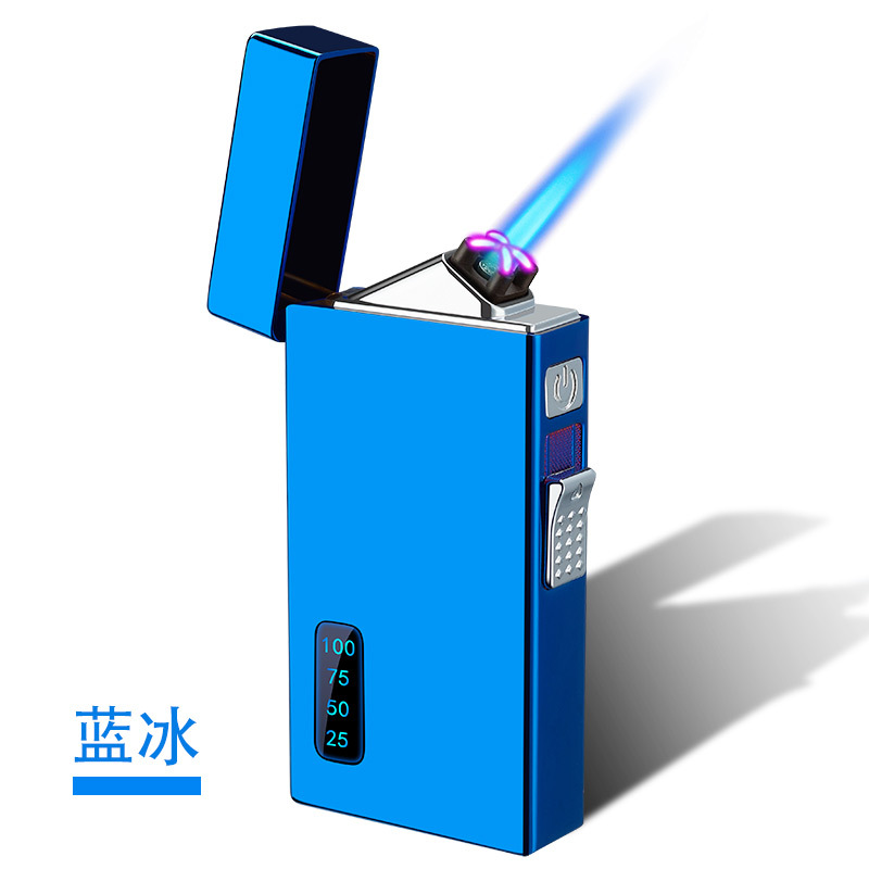 Picture of 2024 New Product Gas and Electricity Dual-Use Windproof USB Rechargeable Lighter Creative Personalized Printed Logo Advertising Manufacturer Wholesale