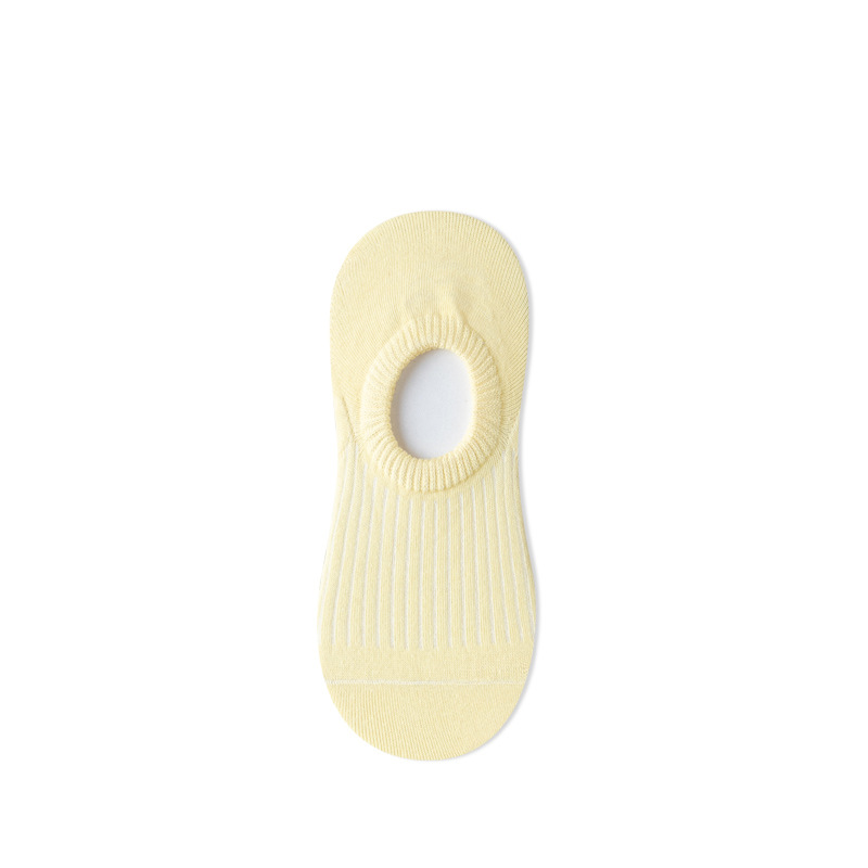 Picture of Pure cotton socks Women's Boat socks summer thin do not fall with solid color invisible socks pure cotton socks wholesale Zhuji socks women