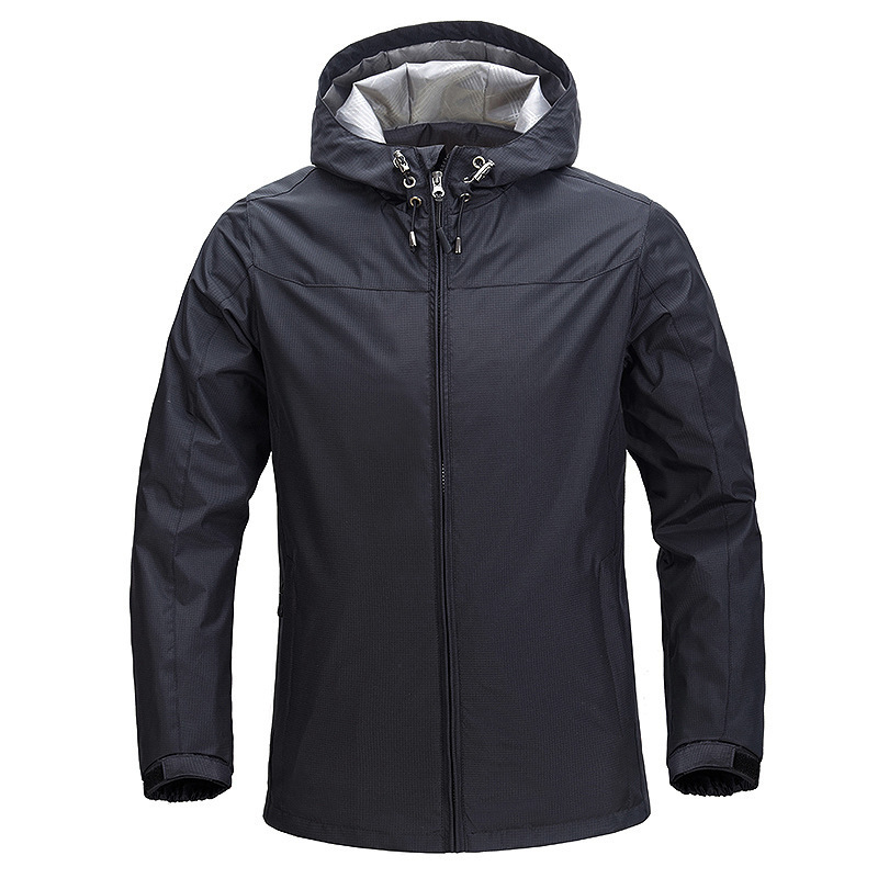Picture of Spring and Autumn Men's Jacket Casual Jacket Men's Jacket Windproof Rainproof Outdoor Sports Hooded Jacket Men's Jacket
