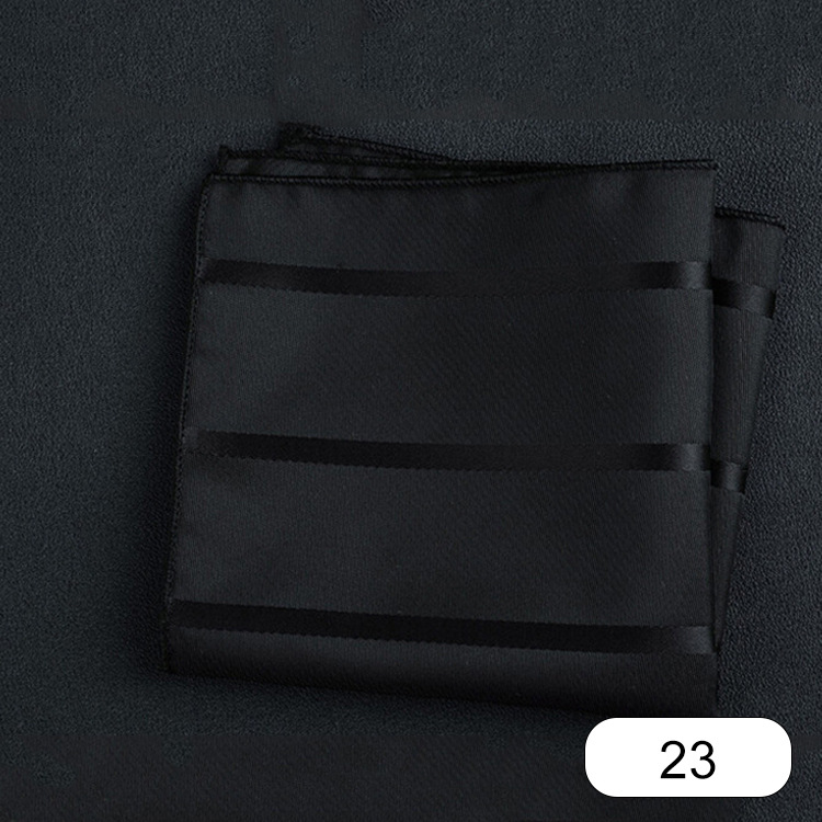 Picture of Men's suit small square scarf factory wholesale fashion polyester fashion accessories vintage embroidery pattern pocket towel men's clothing