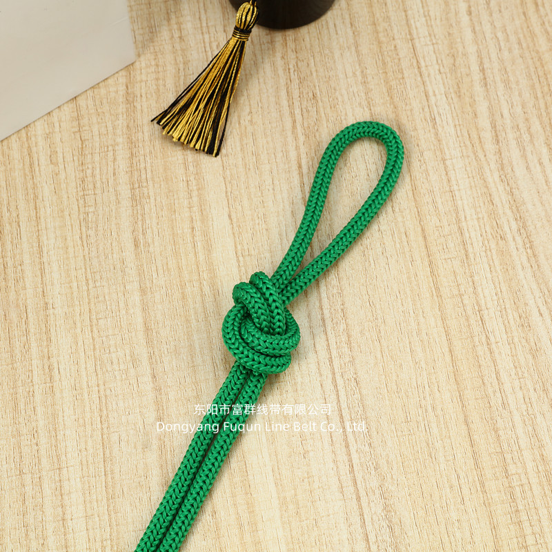 Picture of Factory spot PP portable rope hook gift box bag rope flat raincoat drawstring polypropylene colored straw hat rope