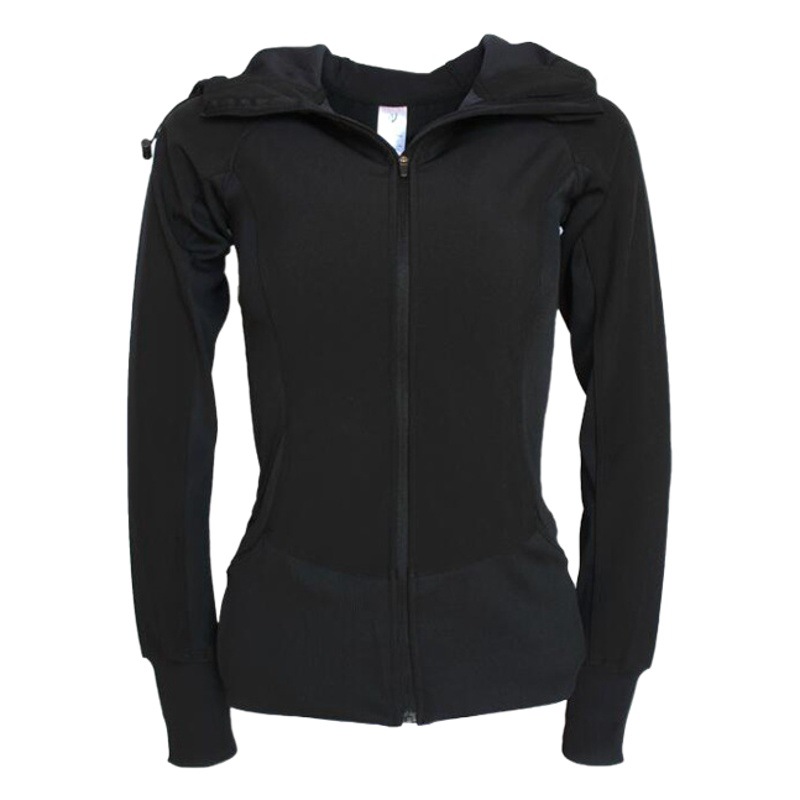 New Autumn and Winter Cardigan Hooded Yoga Slimming Sports Jacket Fitness Running Jacket Long-Sleeved Women