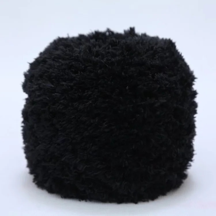 Picture of Crystal Coral Velvet Thick Thread Imitation Fur Scarf Hat Baby Baby Thread Hand-Knitted Wool Ball