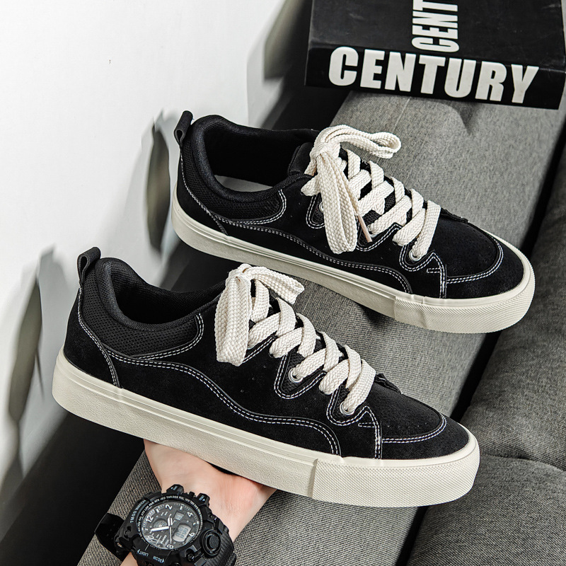 2025 Spring and Summer New Niche Low-Top Breathable Canvas Shoes Men's Shoes Versatile Couple Casual Sneakers Men's Wholesale