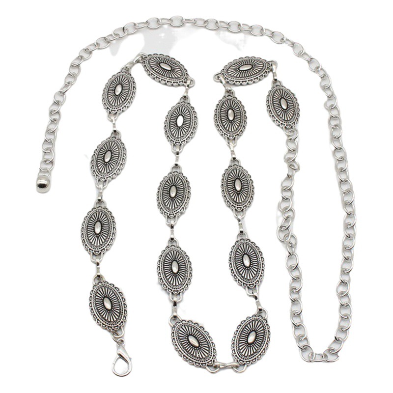 Amazon waist chain for ladies fashion decoration with skirt suit belt Joker sweater chain waist cover summer