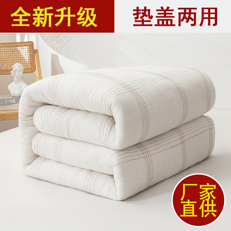 Factory direct supply 1.00 kg-5.00 kg quilt cotton quilt mattress cushion cotton quilt core spring, summer, autumn and winter is thickened bedding