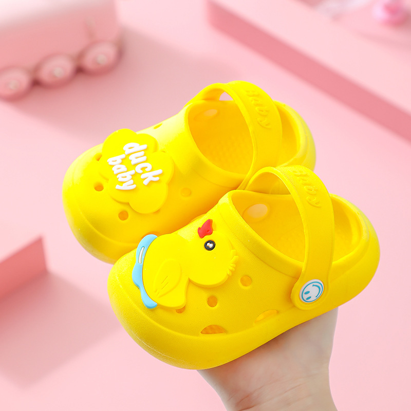 Picture of Children's Slippers Summer Boys' Indoor Non-Slip Household Cartoon Baby Girl Soft Bottom Toddler Sandals