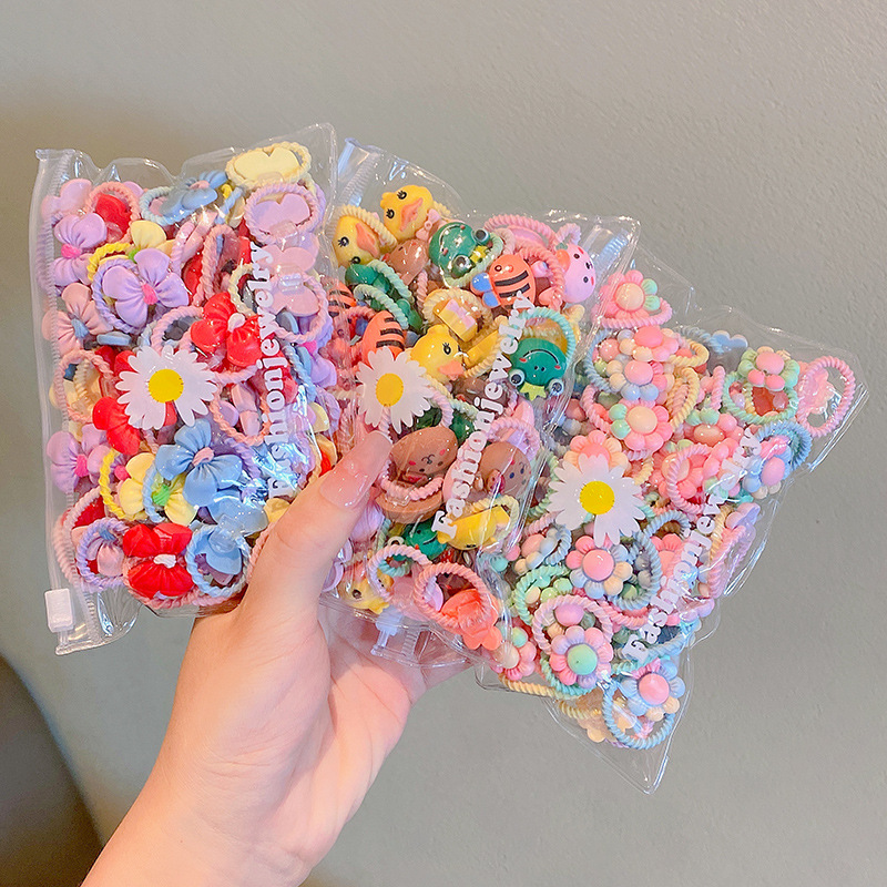 Picture of Children's rubber band does not hurt hair, good elasticity, Girl's rubber band, baby's hair rope, small size tie hair, hair ring, hair accessories