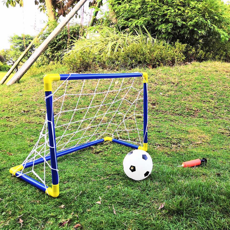 Cross-Border 60cm Plastic Kidsren's Football Goal Portable Beach Entertainment Home Football Family Interactive Toy