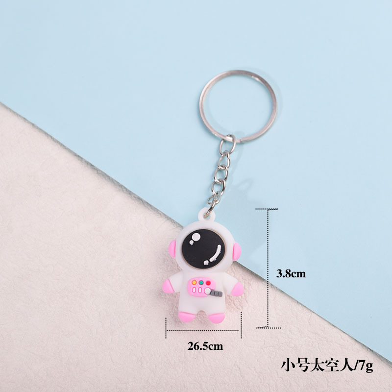 Picture of Spot cartoon astronaut keychain ornaments cute schoolbag anti-lost spaceman doll pendant handbag accessories