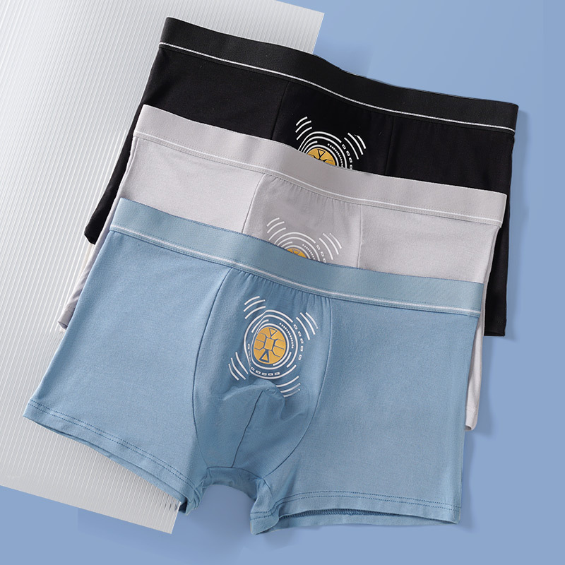 Summer 50 Modal Men's Boxer Panties Quantum Pants Graphene Crotch Men's Boxer plus size Boxer Pants