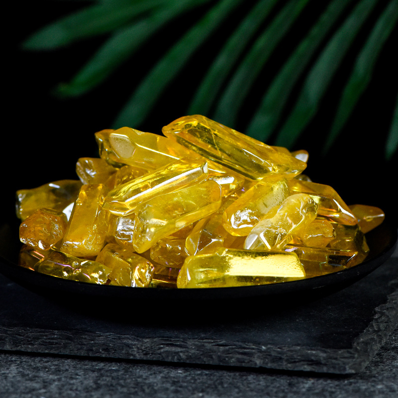 Picture of Spot wholesale Crystal raw stone aromatherapy stone scented stone natural powder Crystal Green fluorite amethyst Citrine Crystal Stone