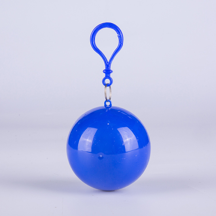 Picture of Portable Disposable Raincoat Ball Compressed Spherical Raincoat Outdoor Adult Travel Rafting Hangable Poncho Large Batch