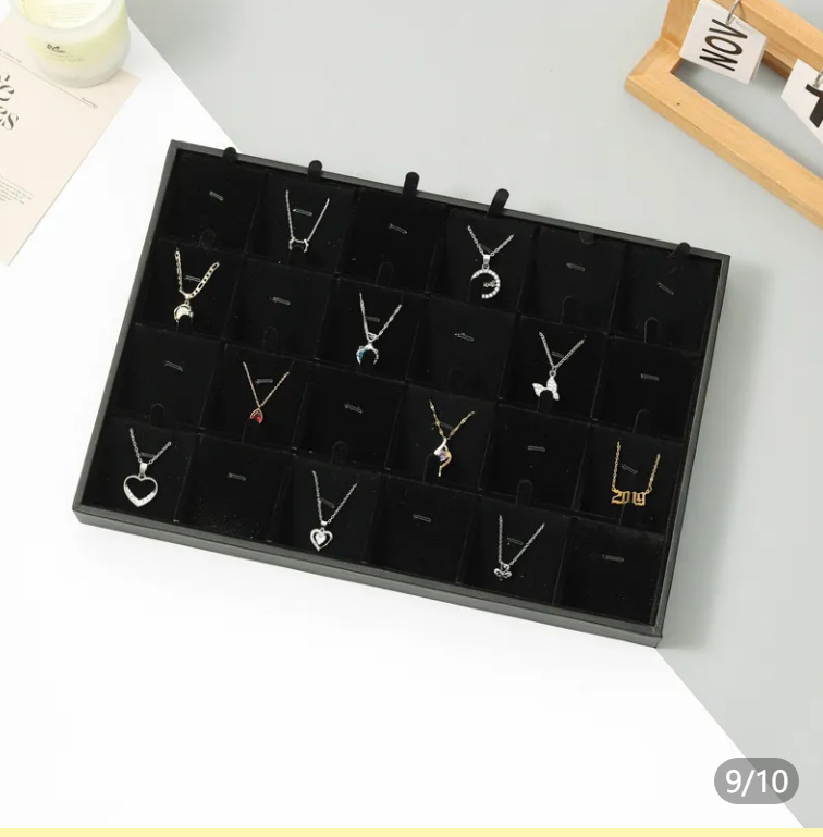 Picture of Jewelry Display Tray Advanced Necklace Rack Ring Handstring Box Bracelet Earrings Stall Bracelet Jewelry Jewelry Disc