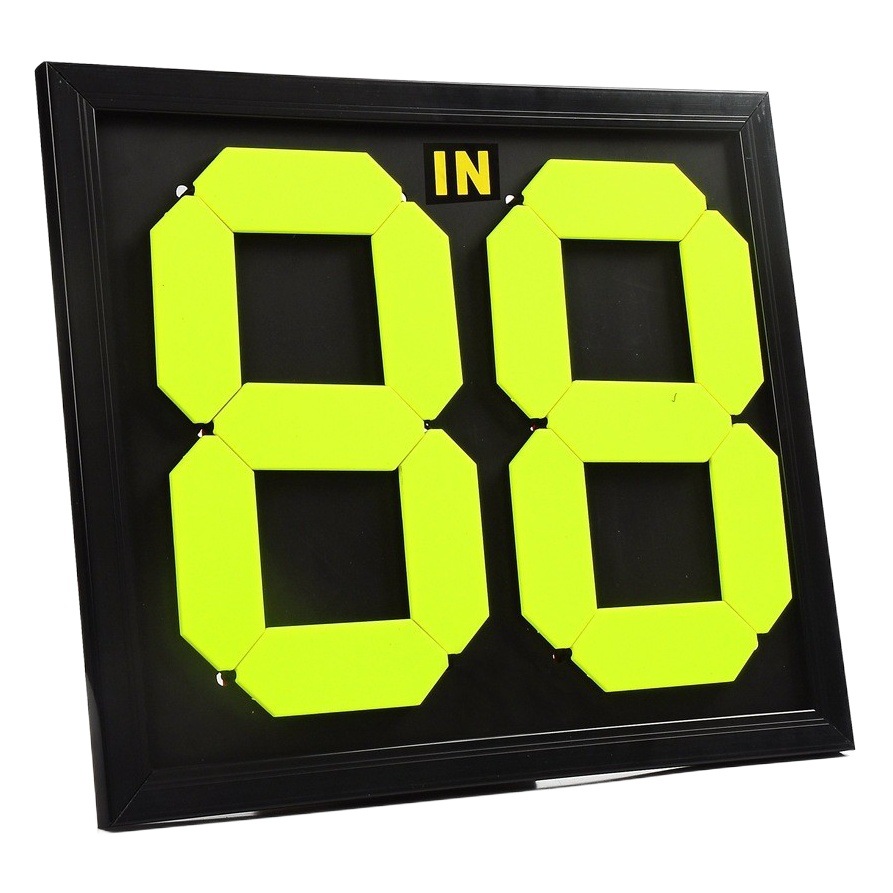 Football Foundation Plate, Two-Digit Person-Changing Temporary Stop Plate, Professional Basketball Game Foundation Number Plate, Referee Coaching Supplies
