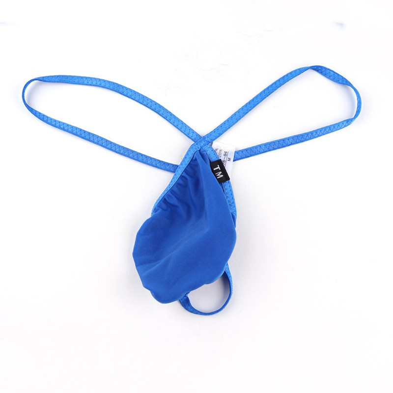 New men's large bag thong men's single Ding underwear fashion sexy stretch thin with underwear Retail Wholesale