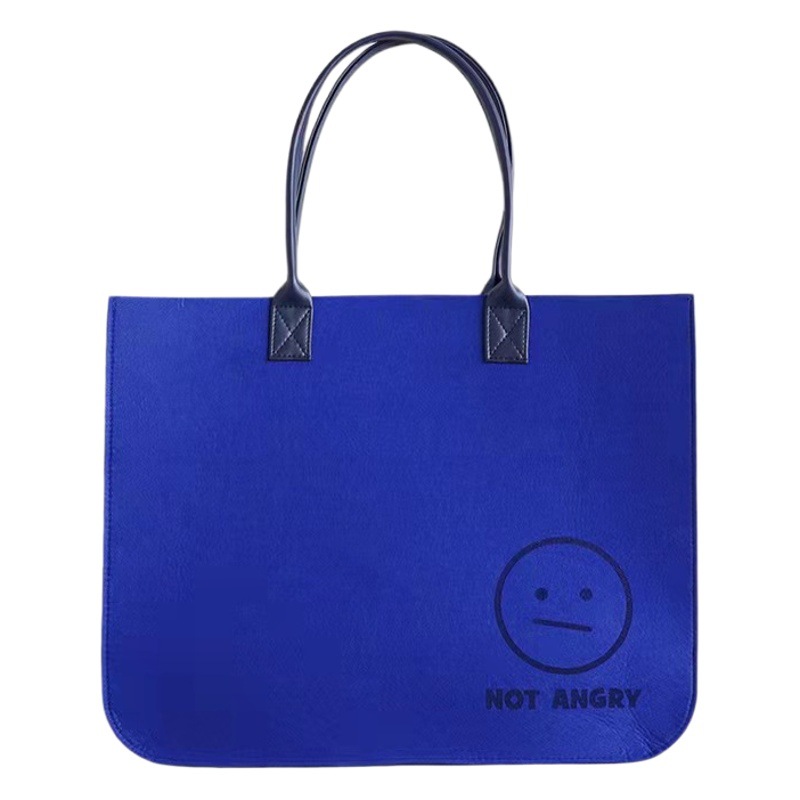 Manufacturer Supplies Large-Capacity Tote Felt Bags, Commuter Shopping Felt Handbags, Gift Storage Bags, Environmentally Friendly Materials
