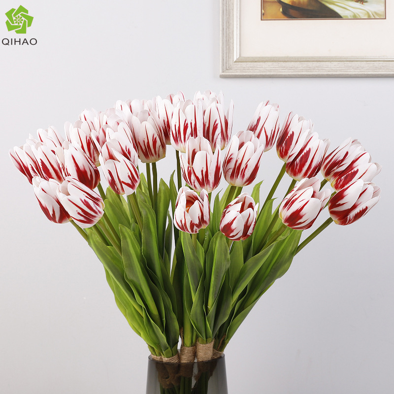 High-End Artificial Flower Tulip Bouquet, Artificial Flower Arrangement, Living Room Decoration, Tulip Artificial Flower Wholesale