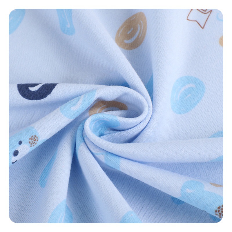 Picture of Combed Cotton Printed Cloth Cotton Wool Printed Knitted Double-sided Cloth Autumn and Winter Climbing Clothes Pajamas Baby Fabric