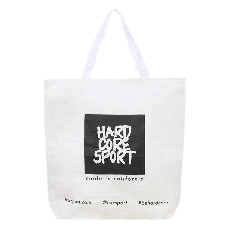 Vintage DuPont paper bag washed DuPont paper handbag waterproof tear-proof gift DuPont paper bag custom printed logo