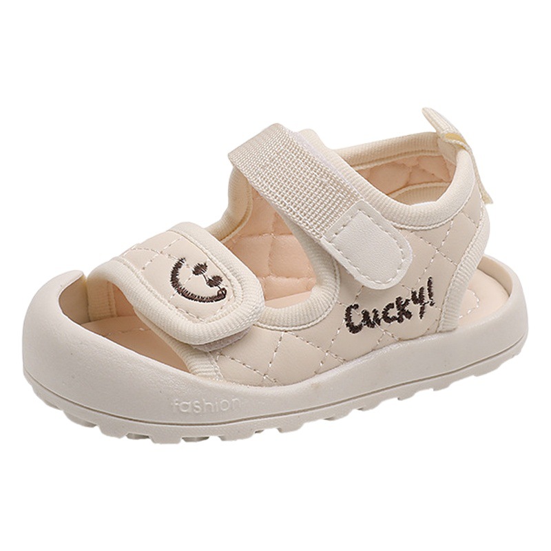 Summer Baby Shoes, Baby Sandals, Boys' Soft-Soled Toddler Shoes, Girls' Closed-Toe Toddler Shoes, Lightweight Soft Soles