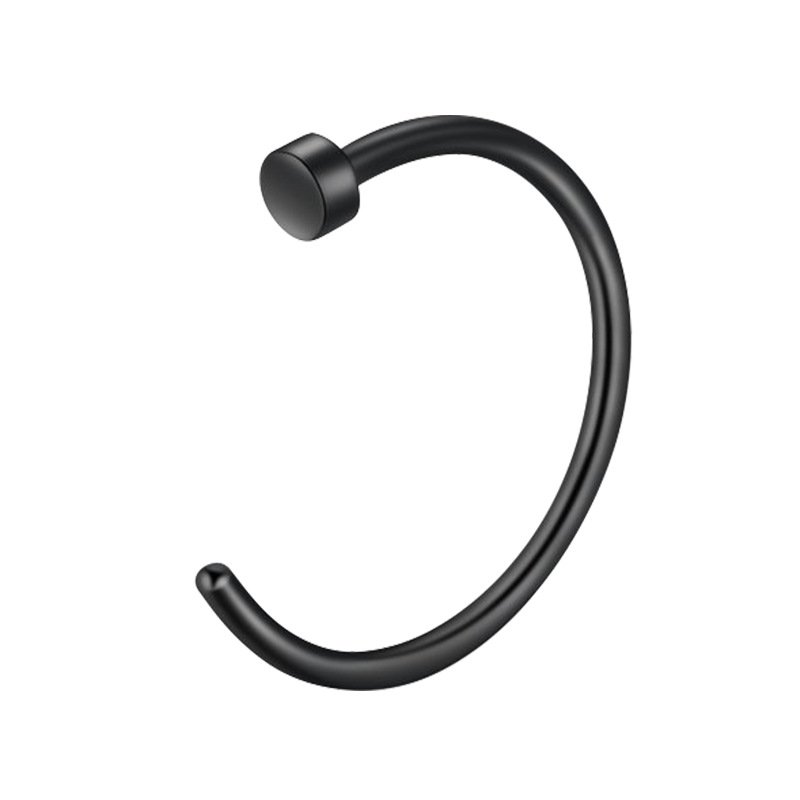 Picture of Cross-border titanium alloy nose nail C- shaped lip ring nasal septum body piercing jewelry nose ring F136/G23 breast ring lip nail
