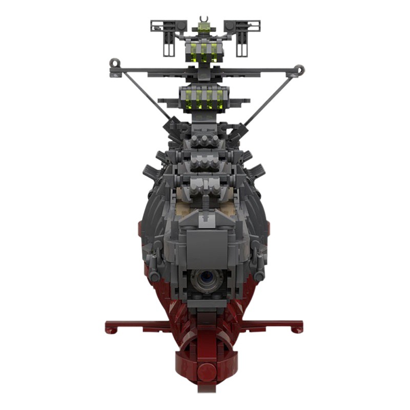 Small particle building blocks MOC high difficulty assembling assembling toy compatible with Lego 31693 universe battleship model