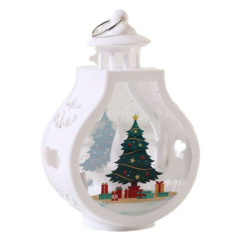 New Christmas candle light old man tree snowman Christmas Eve Carnival romantic ornaments Christmas tree decoration wholesale