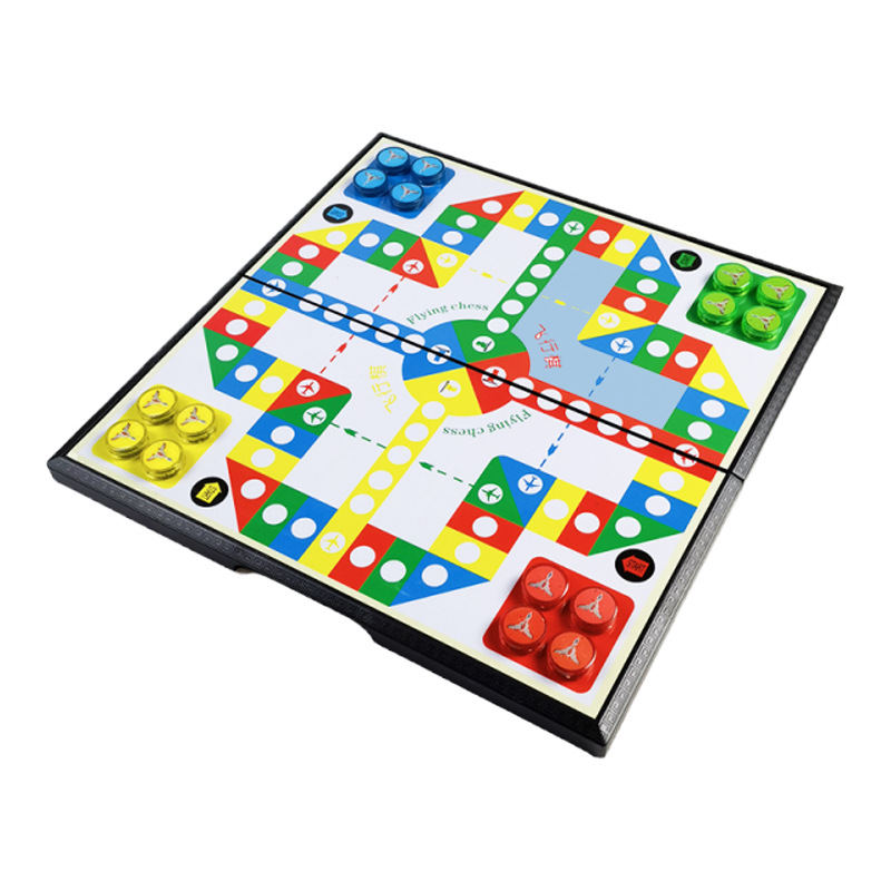 Picture of Magnetic suction flying chess folding children's educational kindergarten large chess toy chess Primary School adult game chess