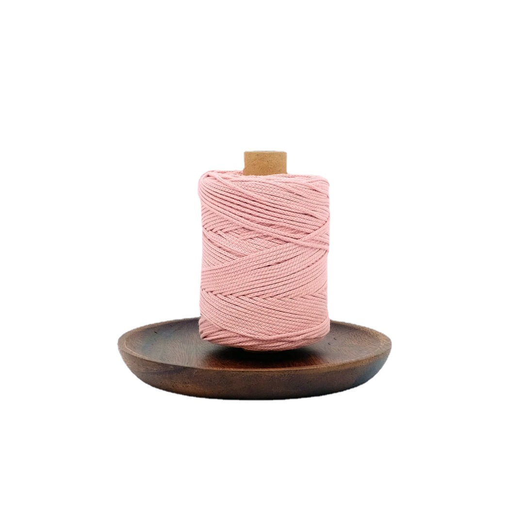 Picture of Wholesale color 1.5mm round strand yarn combed cotton thread crochet wool knitting handmade thread DIY cotton rope