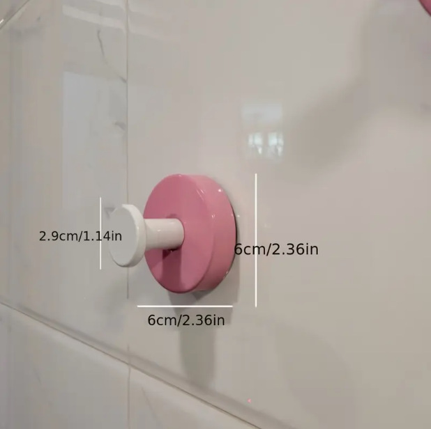 Picture of Cross-Border Stainless Steel Suction Cup Hooks, No-Drill, Traceless Vacuum Hooks for Kitchen and Bathroom, Simple Kitchen and Bathroom Hooks