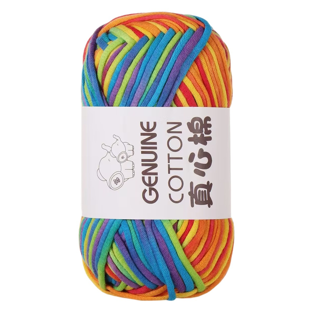 Heart-filled cotton hollow cotton wool hand-woven genuine cotton color coarse wool group crochet diy cloth thread wholesale